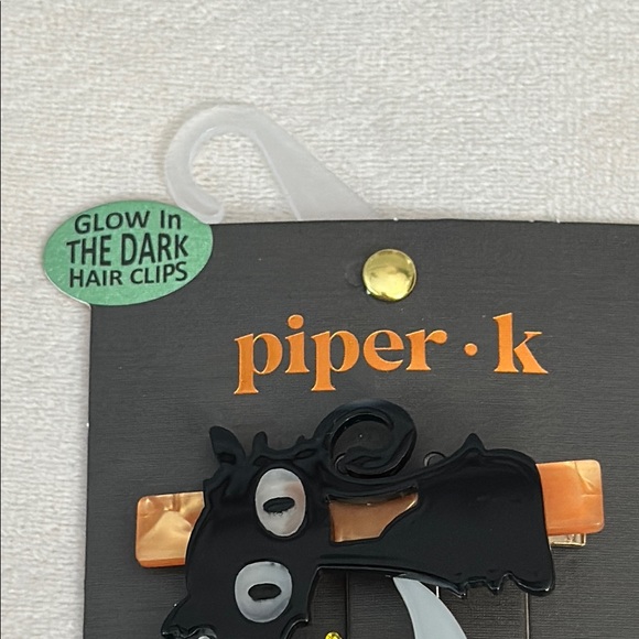 Piper K Halloween Glow in the Dark Hair Clips Set - Picture 2 of 6